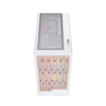 Einarex EXCS-PM-400R-W unité centrale Midi Tower Blanc