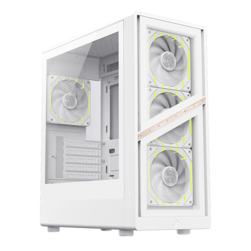 GameMax AERIS 330 GW Mini Tower Blanc