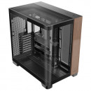 Antec C8 Curve Wood Full Tower Noir, Transparent, Bois
