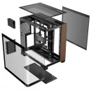 Antec C8 Curve Wood Full Tower Noir, Transparent, Bois