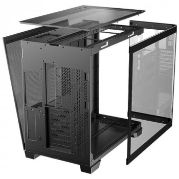 Antec C8 Curve Wood Full Tower Noir, Transparent, Bois