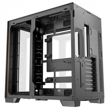 Antec C8 Curve Wood Full Tower Noir, Transparent, Bois