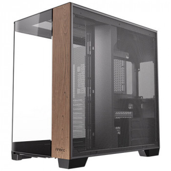 Antec C8 Curve Wood Full Tower Noir, Transparent, Bois