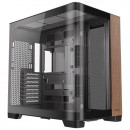 Antec C8 Curve Wood Full Tower Noir, Transparent, Bois