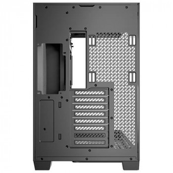 Antec C8 Curve Wood Full Tower Noir, Transparent, Bois