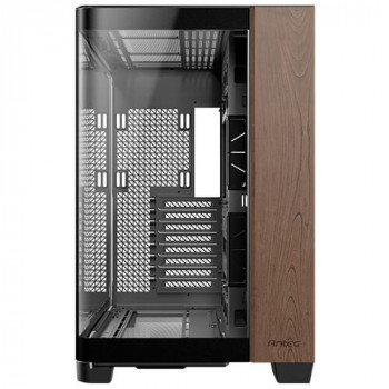 Antec C8 Curve Wood Full Tower Noir, Transparent, Bois