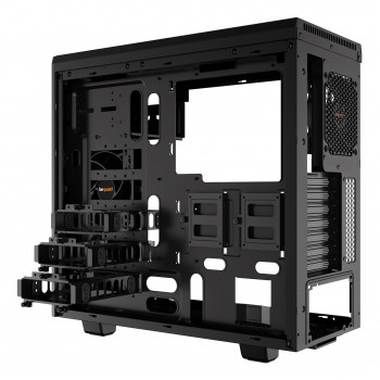 be quiet! Pure Base 600 Noir | Boîtier PC, Mini ITX   Micro ATX   ATX,1 ventilateur Pure Wings 2 120 mm, 1 ventilateur Pure