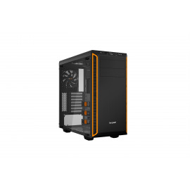 be quiet! Pure Base 600 Orange | Boîtier PC vitré, Mini ITX   Micro ATX   ATX,1 ventilateur Pure Wings 2 120 mm, 1 ventilateur