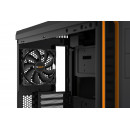 be quiet! Pure Base 600 Orange | Boîtier PC vitré, Mini ITX   Micro ATX   ATX,1 ventilateur Pure Wings 2 120 mm, 1 ventilateur