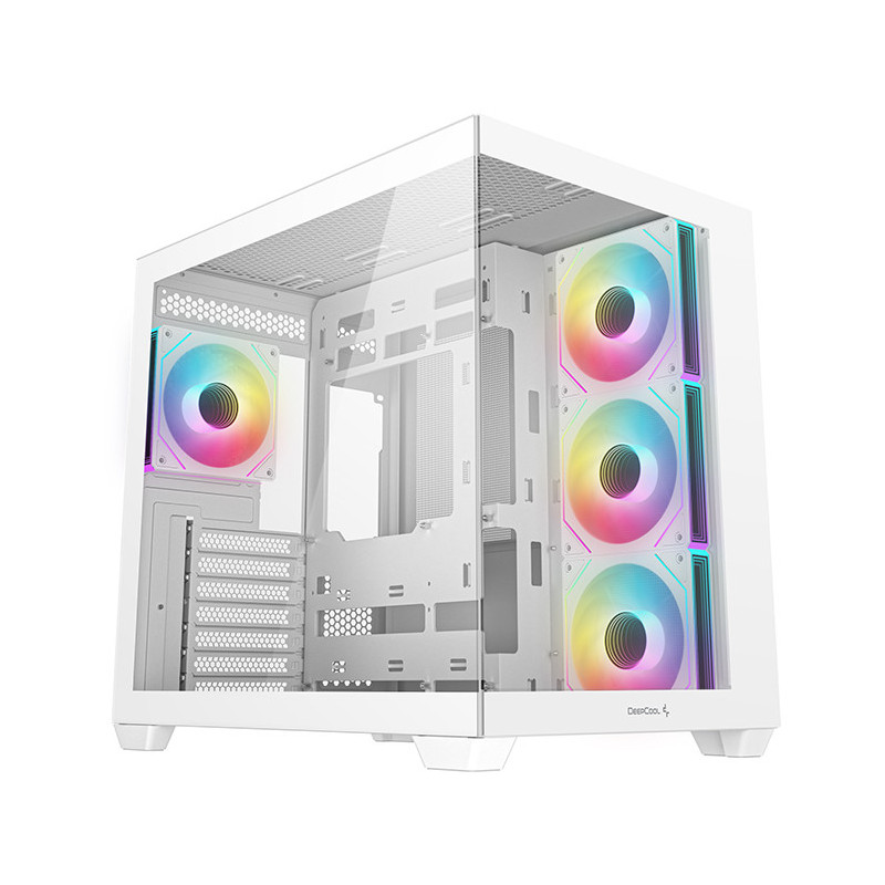 DeepCool CG530 4F WH Midi Tower Blanc