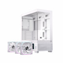 Einarex EXCS-PR-51DR-W unité centrale Midi Tower Blanc