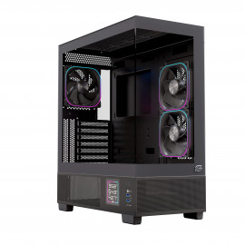 Einarex EXCS-PR-51DR-B unité centrale Midi Tower Noir
