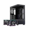 Einarex EXCS-PR-51DR-B unité centrale Midi Tower Noir