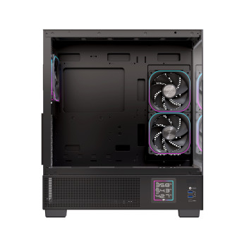 Einarex EXCS-PR-51DR-B unité centrale Midi Tower Noir