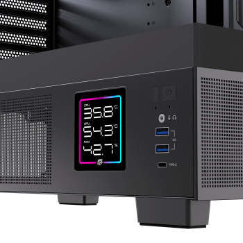 Einarex EXCS-PR-51DR-B unité centrale Midi Tower Noir