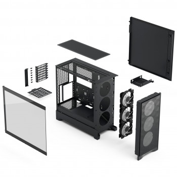 Fractal Design Pop 2 Air Black TG RGB Midi Tower Noir