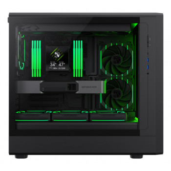 GameMax CLAW 460 BK Midi Tower Noir