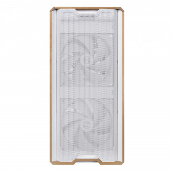 Lian Li Lancool LAN217W unité centrale Midi Tower Blanc, Bois