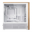 Lian Li Lancool LAN217W unité centrale Midi Tower Blanc, Bois