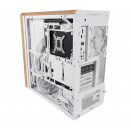 Lian Li Lancool LAN217W unité centrale Midi Tower Blanc, Bois