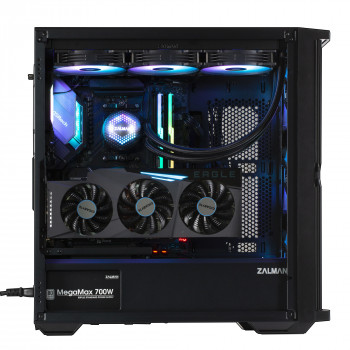 Zalman Z10 PLUS unité centrale Midi Tower Noir