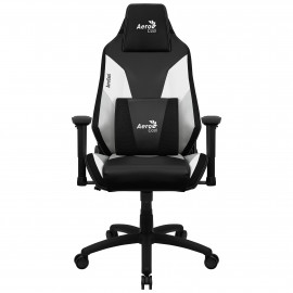 Aerocool Admiral Siège de jeu universel Siège rembourré Noir, Gris, Blanc