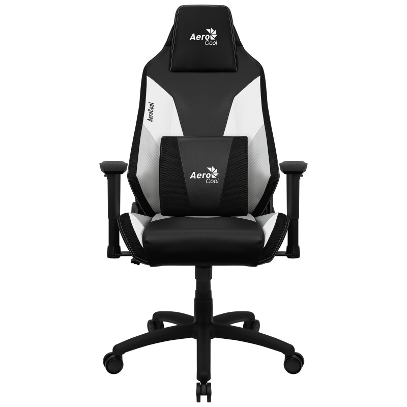 Aerocool Admiral Siège de jeu universel Siège rembourré Noir, Gris, Blanc