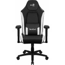 Aerocool CROWNBW Siège pour jeu vidéo Siège de jeu universel Siège rembourré Noir, Blanc