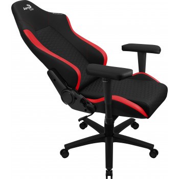Aerocool CROWNBR Siège pour jeu vidéo Siège de jeu universel Siège rembourré Noir, Rouge