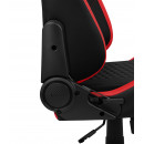 Aerocool CROWNBR Siège pour jeu vidéo Siège de jeu universel Siège rembourré Noir, Rouge