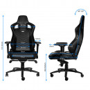 noblechairs EPIC Siège de jeu sur PC Siège rembourré Noir