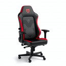 noblechairs NBL-HRO-PU-MSE Siège pour jeu vidéo Siège de jeu sur PC Siège rembourré Noir, Rouge