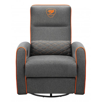 COUGAR CGR-FDF-GRO Fauteuil de gaming Chaise avec assise rembourrée Gris, Orange