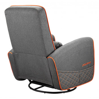 COUGAR CGR-FDF-GRO Fauteuil de gaming Chaise avec assise rembourrée Gris, Orange