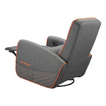 COUGAR CGR-FDF-GRO Fauteuil de gaming Chaise avec assise rembourrée Gris, Orange