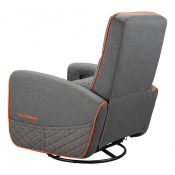 COUGAR CGR-FDF-GRO Fauteuil de gaming Chaise avec assise rembourrée Gris, Orange
