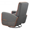 COUGAR CGR-FDF-GRO Fauteuil de gaming Chaise avec assise rembourrée Gris, Orange