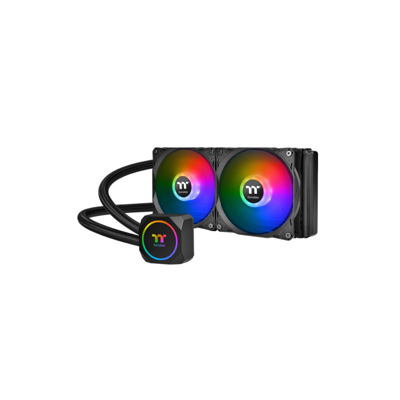 Thermaltake CL-W286-PL12SW-A système de refroidissement d’ordinateur Processeur Refroidisseur de liquide tout-en-un Noir 1