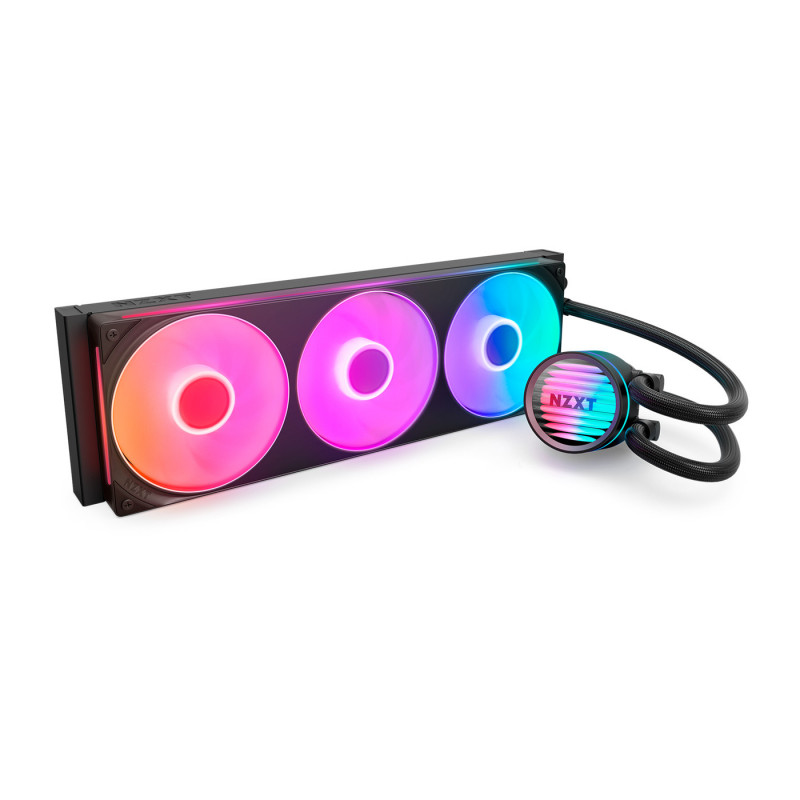 NZXT Kraken Core 360 RGB Processeur Kit de refroidissement du liquide 12 cm Noir 1 pièce(s)