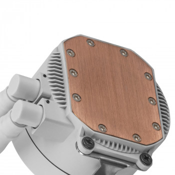 Mars Gaming MLONE360W système de refroidissement d’ordinateur Processeur Refroidisseur de liquide tout-en-un 12 cm Blanc 1