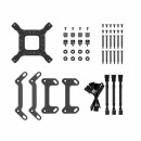 DeepCool LS720S Zero Dark Processeur Refroidisseur de liquide tout-en-un 12 cm Noir 1 pièce(s)