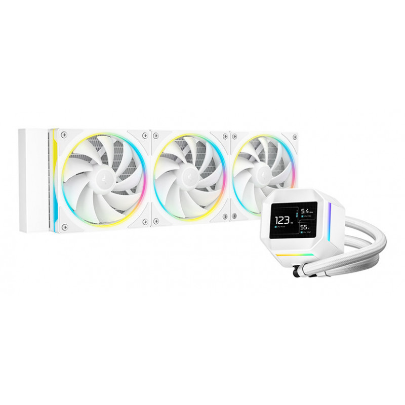 DeepCool LM360 WH Processeur Kit de refroidissement du liquide 12 cm Blanc 1 pièce(s)