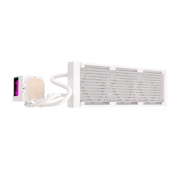 Einarex EXWC-VX-1360R-W système de refroidissement d’ordinateur Processeur Refroidisseur de liquide tout-en-un 12 cm Blanc