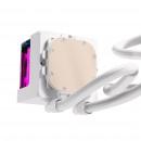 Einarex EXWC-VX-1360R-W système de refroidissement d’ordinateur Processeur Refroidisseur de liquide tout-en-un 12 cm Blanc