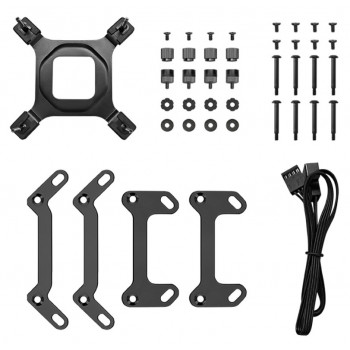 DeepCool MYSTIQUE 240 Processeur Refroidisseur de liquide tout-en-un 12 cm Noir 1 pièce(s)