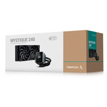 DeepCool MYSTIQUE 240 Processeur Refroidisseur de liquide tout-en-un 12 cm Noir 1 pièce(s)