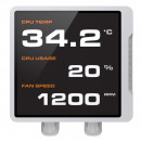 COUGAR CGR-PSDVPRGB-W-360 Processeur Refroidisseur de liquide tout-en-un 12 cm Blanc