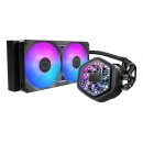 Cooler Master MasterLiquid Atmos II 240 VRM Fan Black Processeur Kit de refroidissement du liquide 12 cm Noir 1 pièce(s)