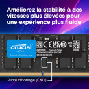 Crucial CT32G64C52CS5 module de mémoire 32 Go 1 x 32 Go DDR5 6400 MT s 262-pin SO-DIMM