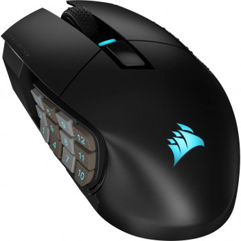 Corsair SCIMITAR ELITE WIRELESS souris Gaming Droitier RF Wireless + Bluetooth + USB Type-C Optique 26000 DPI